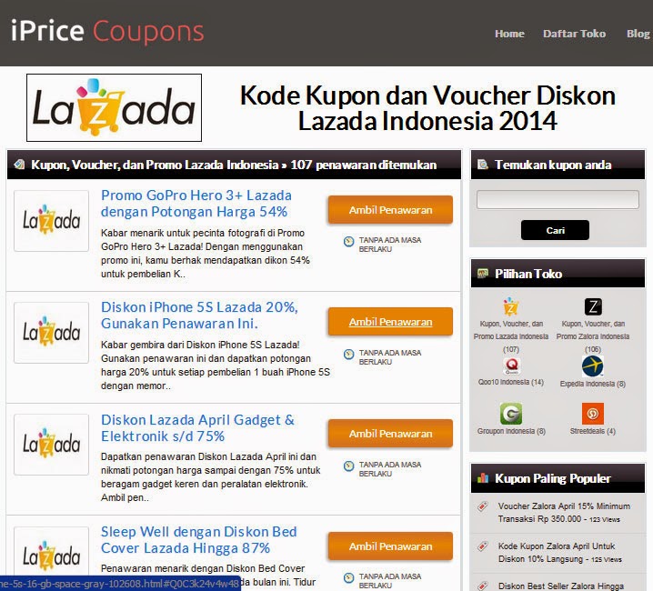 Berburu Diskon di iPrice Coupons