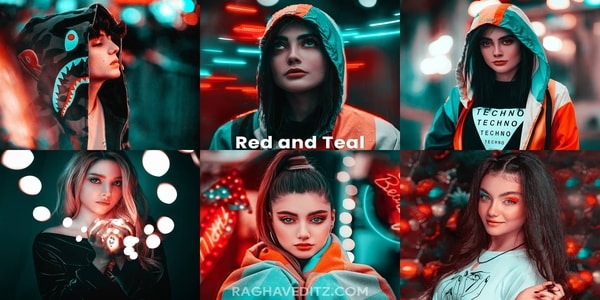 Red and Teal Lightroom Mobile Preset Free Download | New Lightroom Preset Download Free