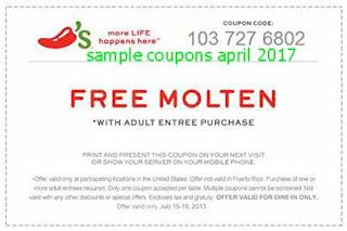 Chili's coupons april