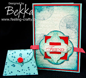 Stunning Card and Gift Box for a Friend by Stampin' Up! Demonstrator Bekka Prideaux - check out her blog for lots of fab projects