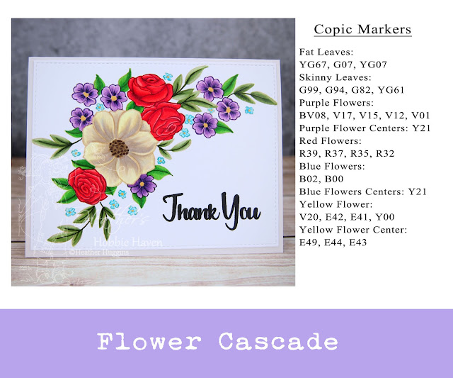 Heather's Hobbie Haven - Thank You Flower Cascade