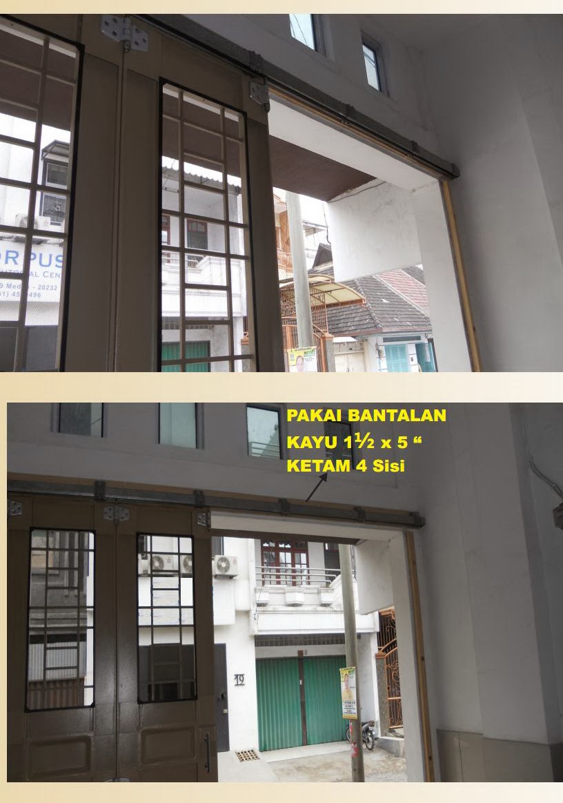 SMART PINTU BESI PRESS PETUNJUK CARA PEMASANGAN PINTU 