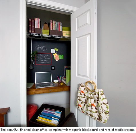 Small Closet Office Ideas