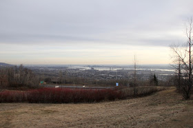 overlooking the St. Louis River entering Duluth Harbor and Lake Superior 