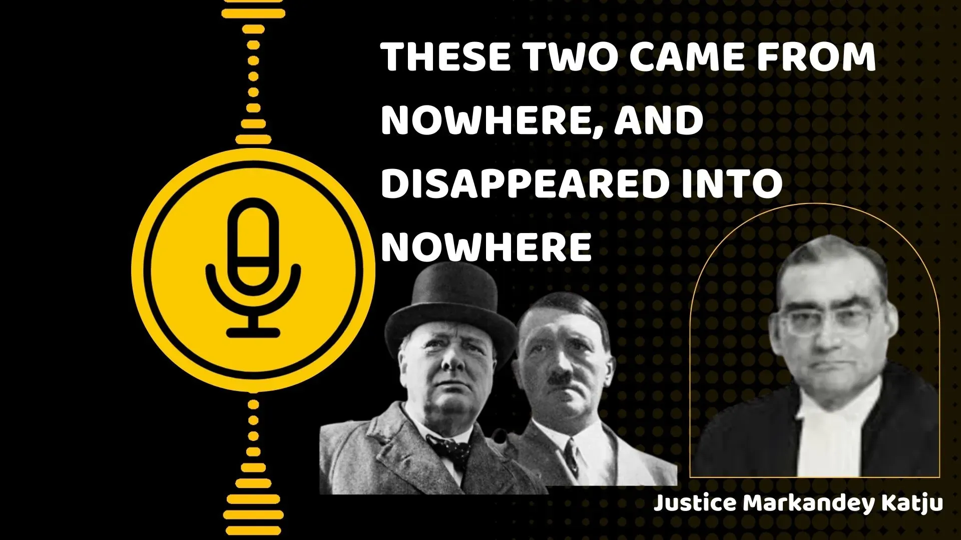 These two came from nowhere, and disappeared into nowhere