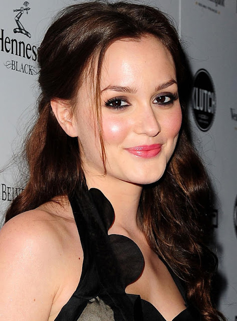 Leighton Meester Half Up Half Down Hairstyles