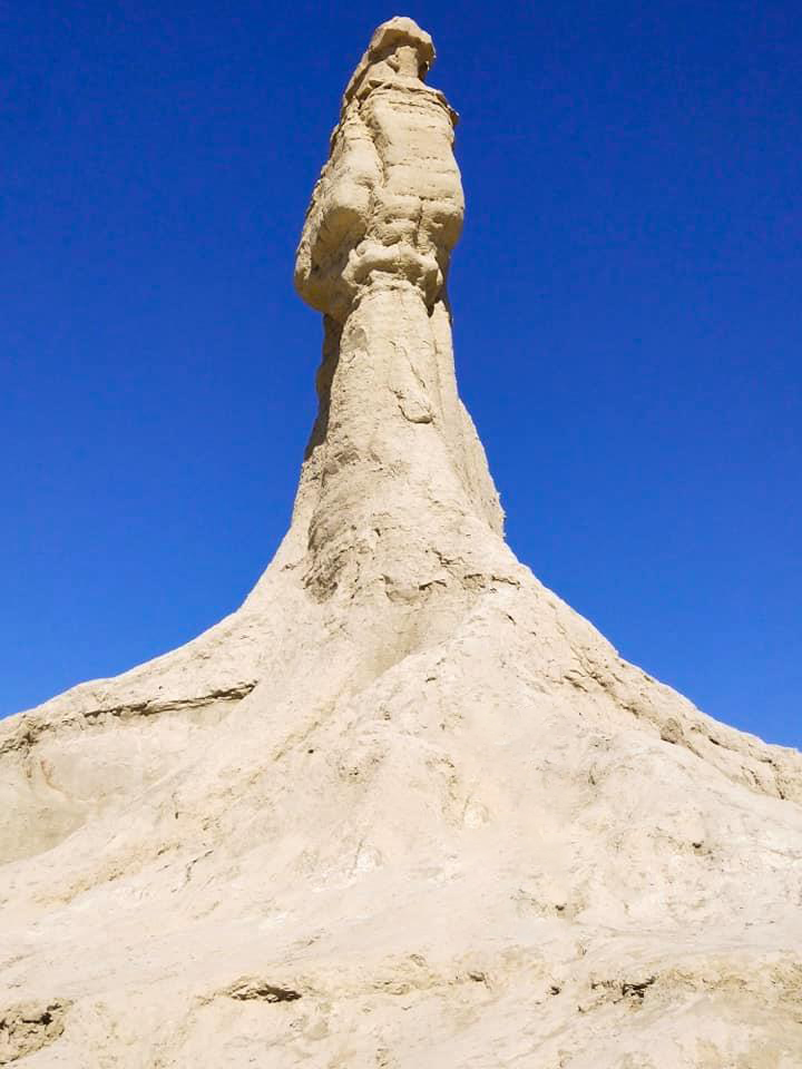 Close view of Princess of Hope Statue Hingol National Park. Princess of Hope Statue Makran Highway Balochistan