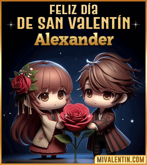 Imagen Gif feliz día de San Valentin Alexander