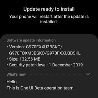 Update Install Android 10