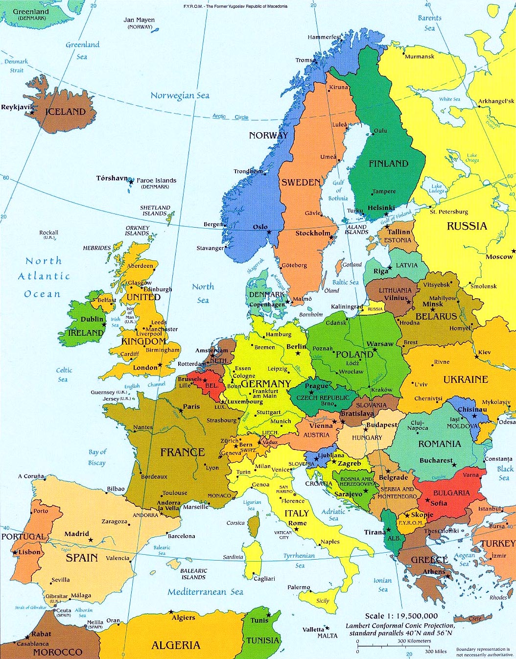 europakart kart over europa Europa Kart Politisk Bilder europakart kart over europa