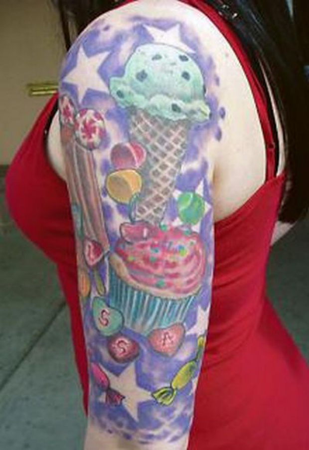 ICE cream tattoos - 30 Pics