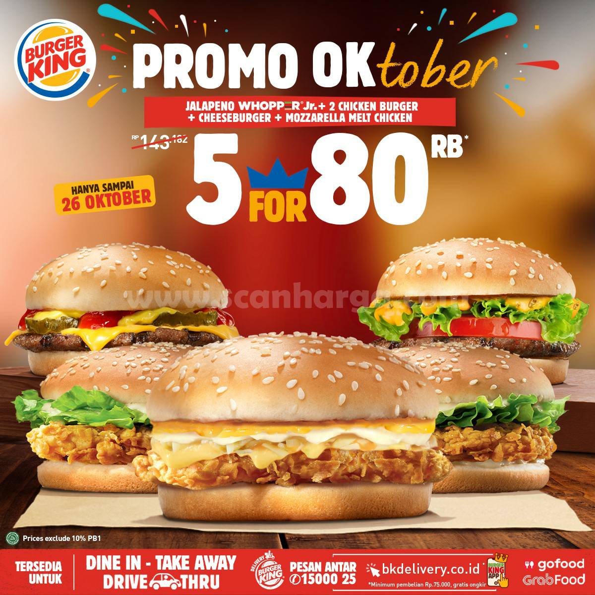 PROMO BURGER KING OKtober