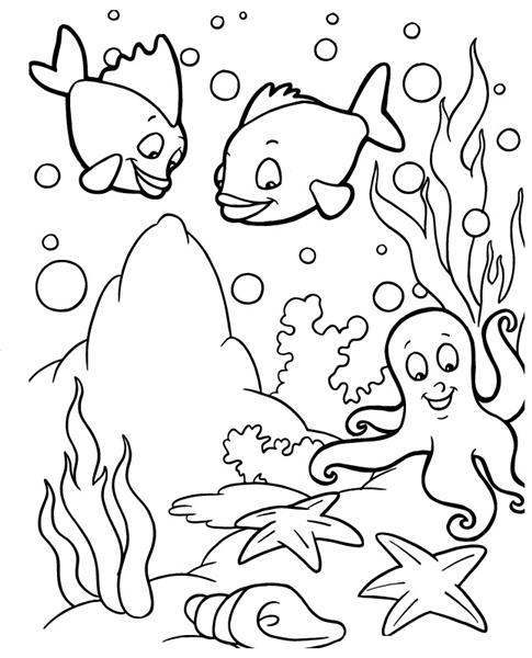 Fish Coloring Pages | Learn To Coloring