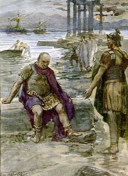 Gaius Marius Sitting in Exile among the Ruins of Carthage