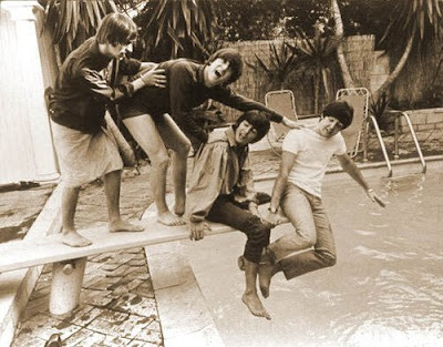 Beatles, Fab Four, Beatles Pool, Beatles Swimming, Beatles Miami, Beatles Beach, Beatles Photos