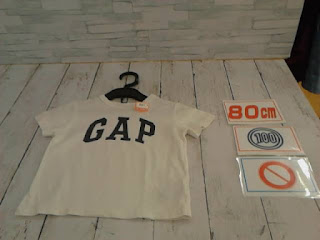 中古品　子供服　８０㎝　ＧＡＰ　半袖Ｔシャツ　１００円