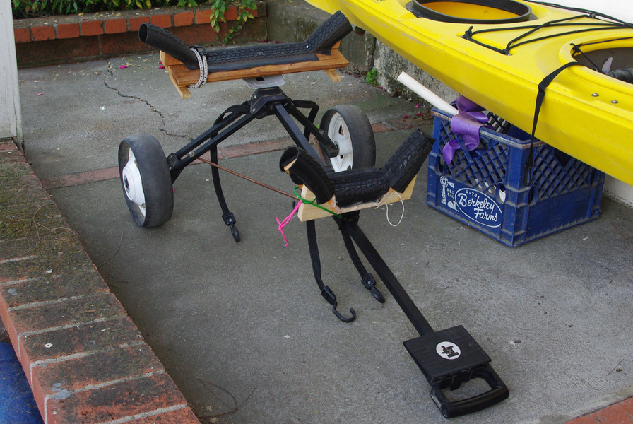 ted's blog: golf bag kayak cart again