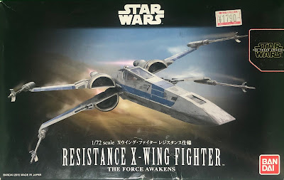 Bandai 1/72 Resistance X-Wing The Force Awakens Box Art