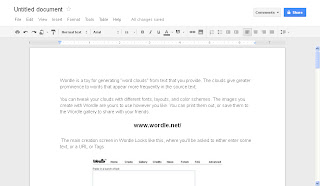 How to create a Google Document ScreenShot