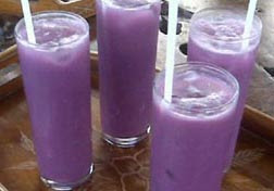 Resep minuman segar jus ubi ungu