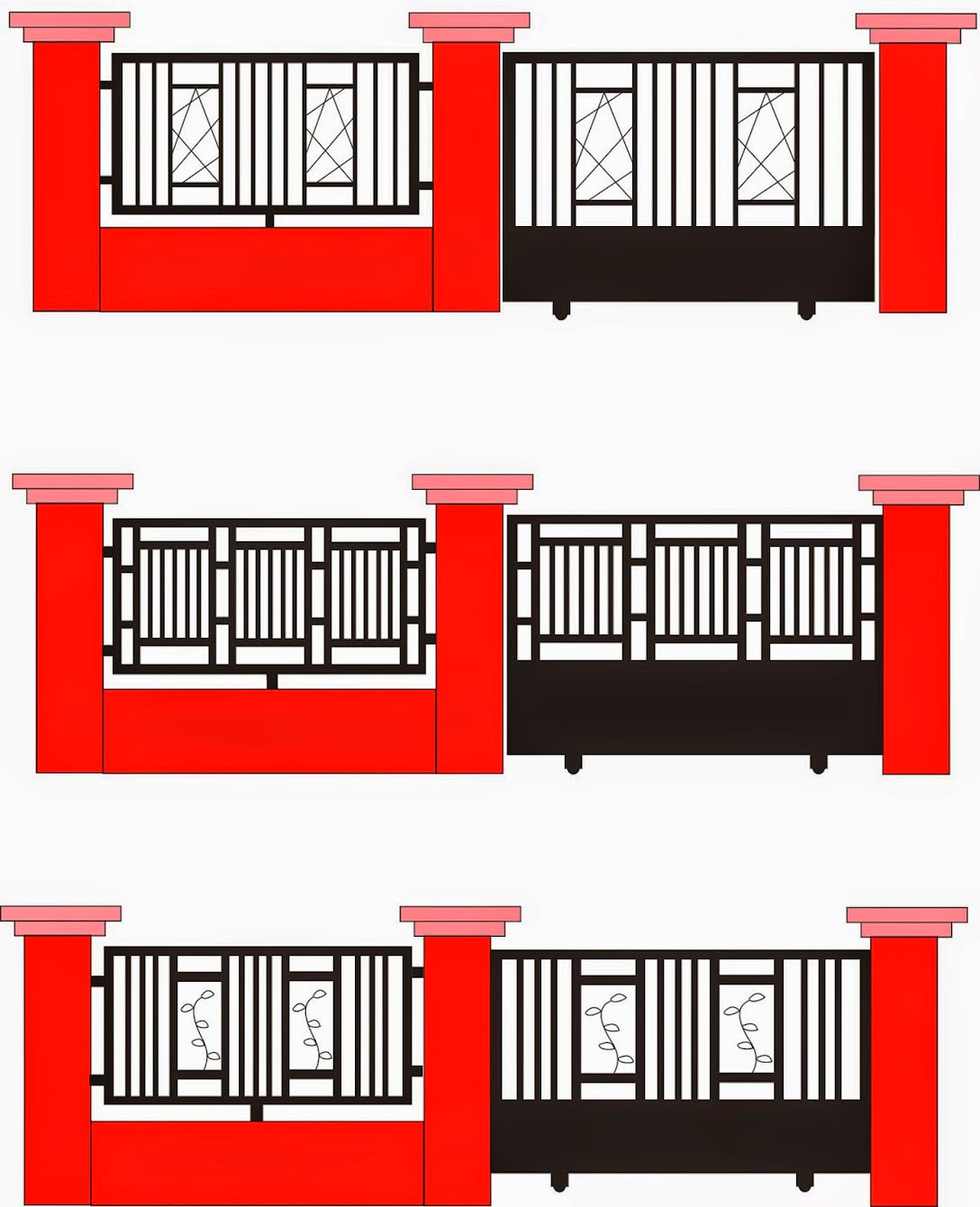 Cara Desain  Pagar  Rumah  MInimalis Terbaru BENGKEL LAS 