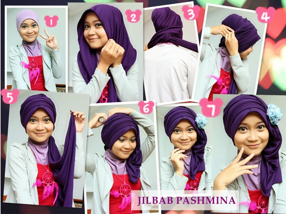 Tutorial hijab pashmina untuk pesta trend 2017  JALLOSI
