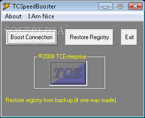 TCSpeedBooster speed up your internet connection