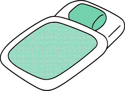 hotel bed clipart 