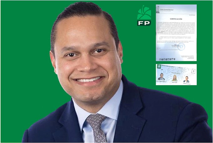 La JCE certifica y confirma primera posición de Henry Abreu en la boleta de FP como candidato a diputado en ultramar  