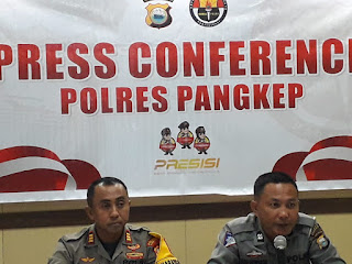 Polres Pangkep Release 3 Kasus Laka Selama di bulan Januari 2024