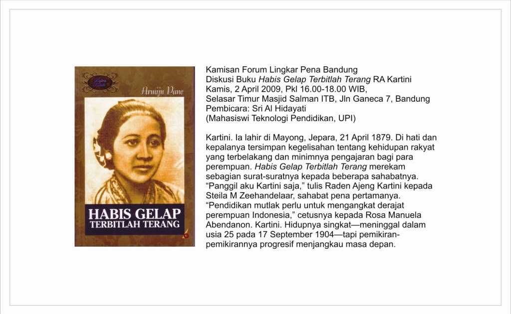 Titikluang: Diskusi Kartini di Kamisan FLP Bandung