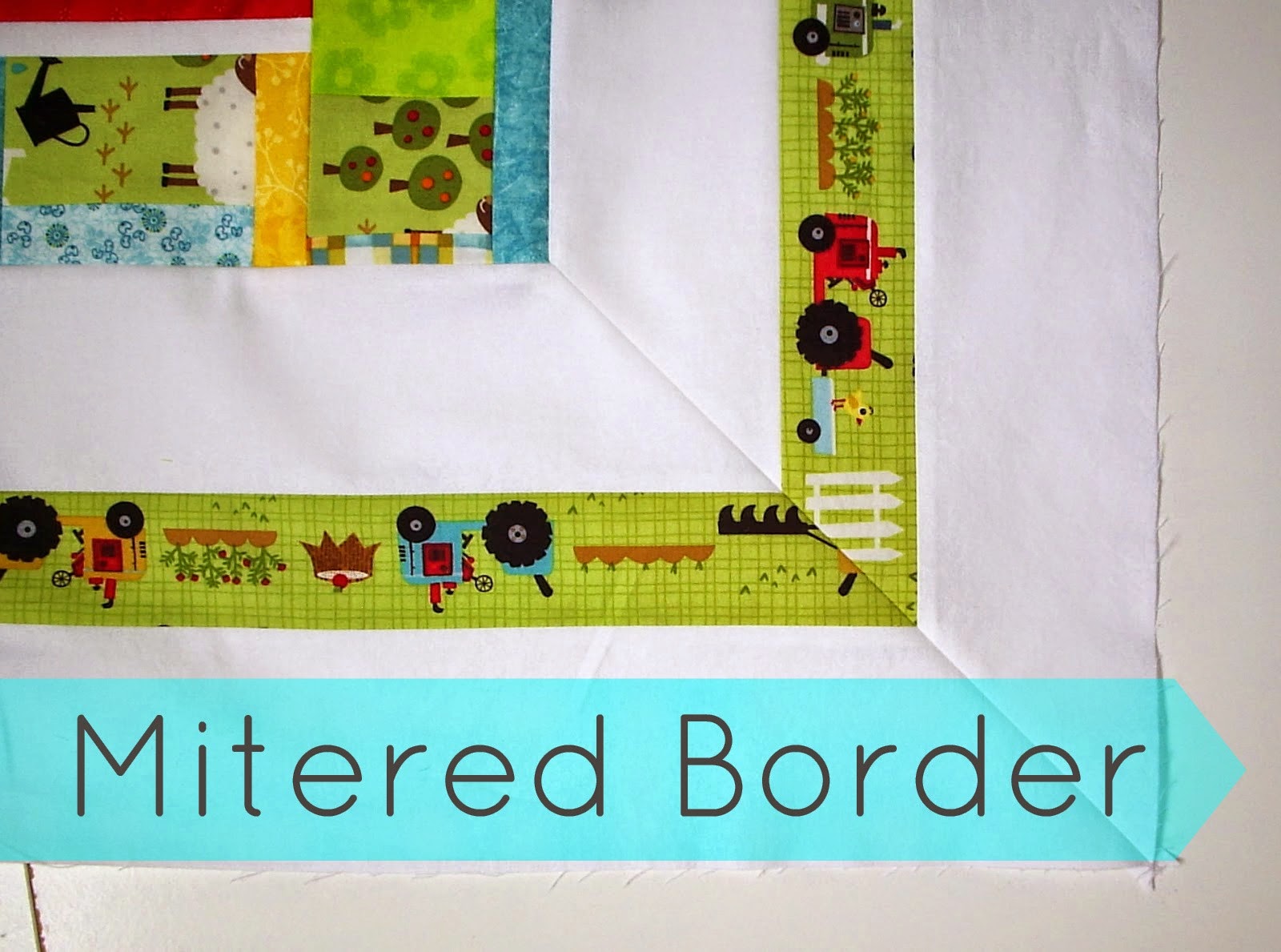 http://sewfreshquilts.blogspot.ca/2013/10/mitered-border-quilt-tutorial.html