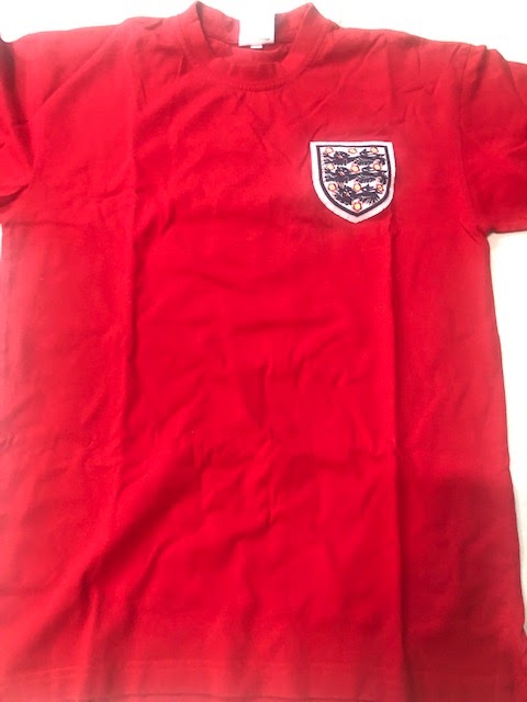 England red shirt.