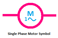 symbol of Single Phase Motor