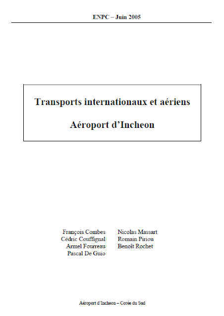 Transports internationaux et aériens Aéroport d’Incheon - Corée du Sud