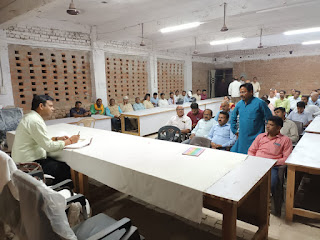 एसडीएम ने ली बोर्ड परीक्षा केंद्र व्यवस्थापकों की बैठक  | #NayaSaberaNetwork