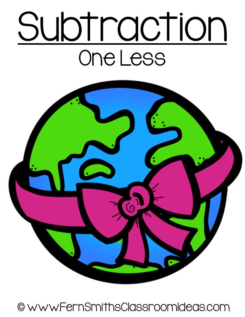 Earth Day - Subtract One Less Center Game