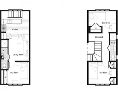 Planta Alta de Casa Habitación de dos pisos con un departamento independiente incluido.