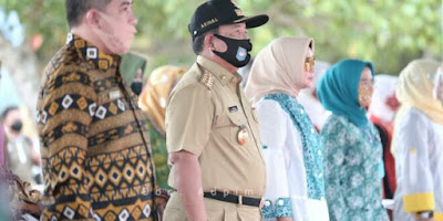 Gubernur Lampung dan Ketua TP PKK Provinsi Lampung Gelar Bakti Sosial di Pesawaran