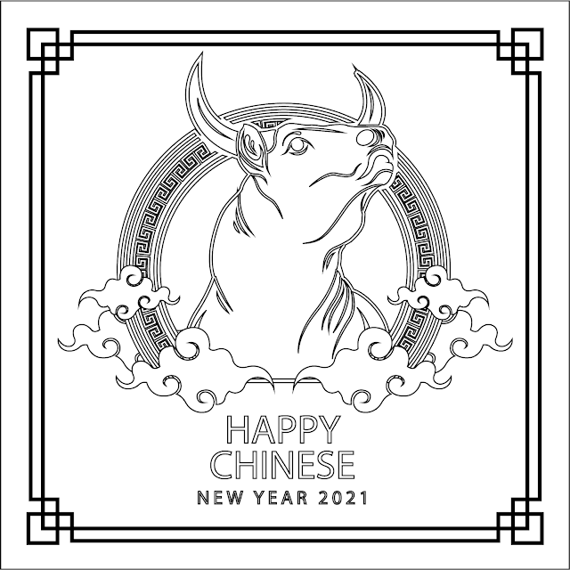 Poster Happy Chinese New Year 2021