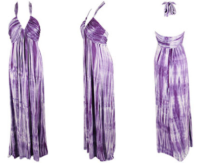 TieDye Halter Maxi Dress 4550 BUY IT HERE Light and airy This tiedye 