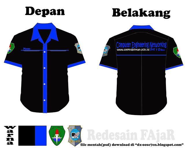  Baju  Kejuruan TKJ