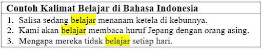 25 Contoh Kalimat Belajar di Bahasa Indonesia dan Pengertiannya