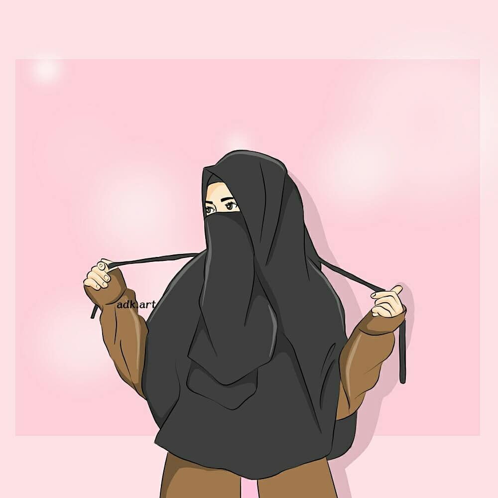 kumpulan anime kartun  muslimah  bercadar  parft 5 Blog Ely 