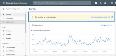 google search console insights analytics digippl