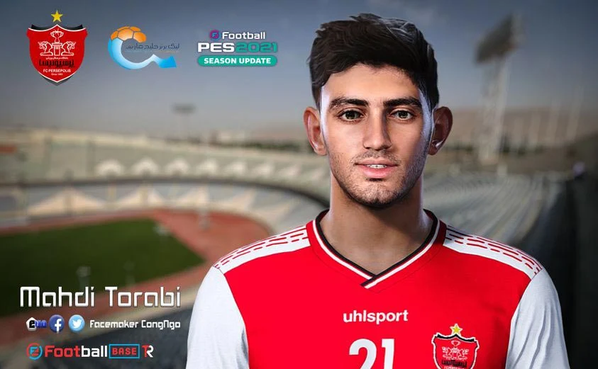 Mehdi Torabi Face For eFootball PES 2021