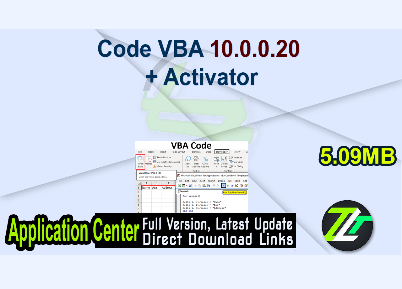 Code VBA 10.0.0.20 + Activator