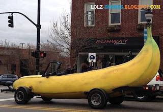 Banana Car Funny Image