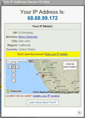 cara cek ip address