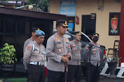 Kapolres Soppeng Apresiasi Personil Saat pimpin Apel